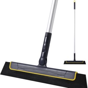 Floor Squeegee Broom EVA Foam Blade Aluminum Pole