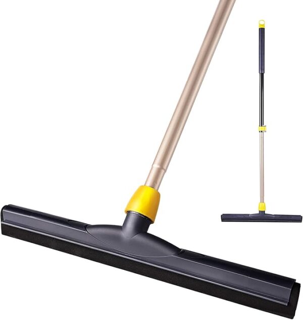 Floor Squeegee Scrubber Adjustable Telescopic Pole Heavy Duty